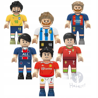 Futbalové figúrky World Cup Team - bloky 6 ks